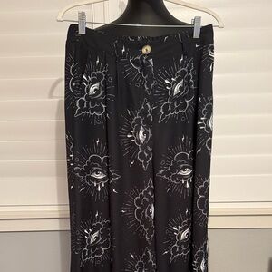 Dressed in LALA Black and White Patterned Trousers